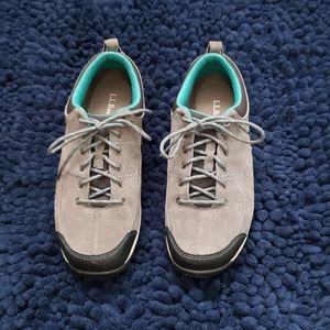 L.L.Bean suede leather comfort sneaker shoes